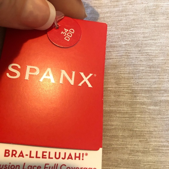 Spanx illusion lace full coverage bra in vintage rose NWT - Picture 6 of 6